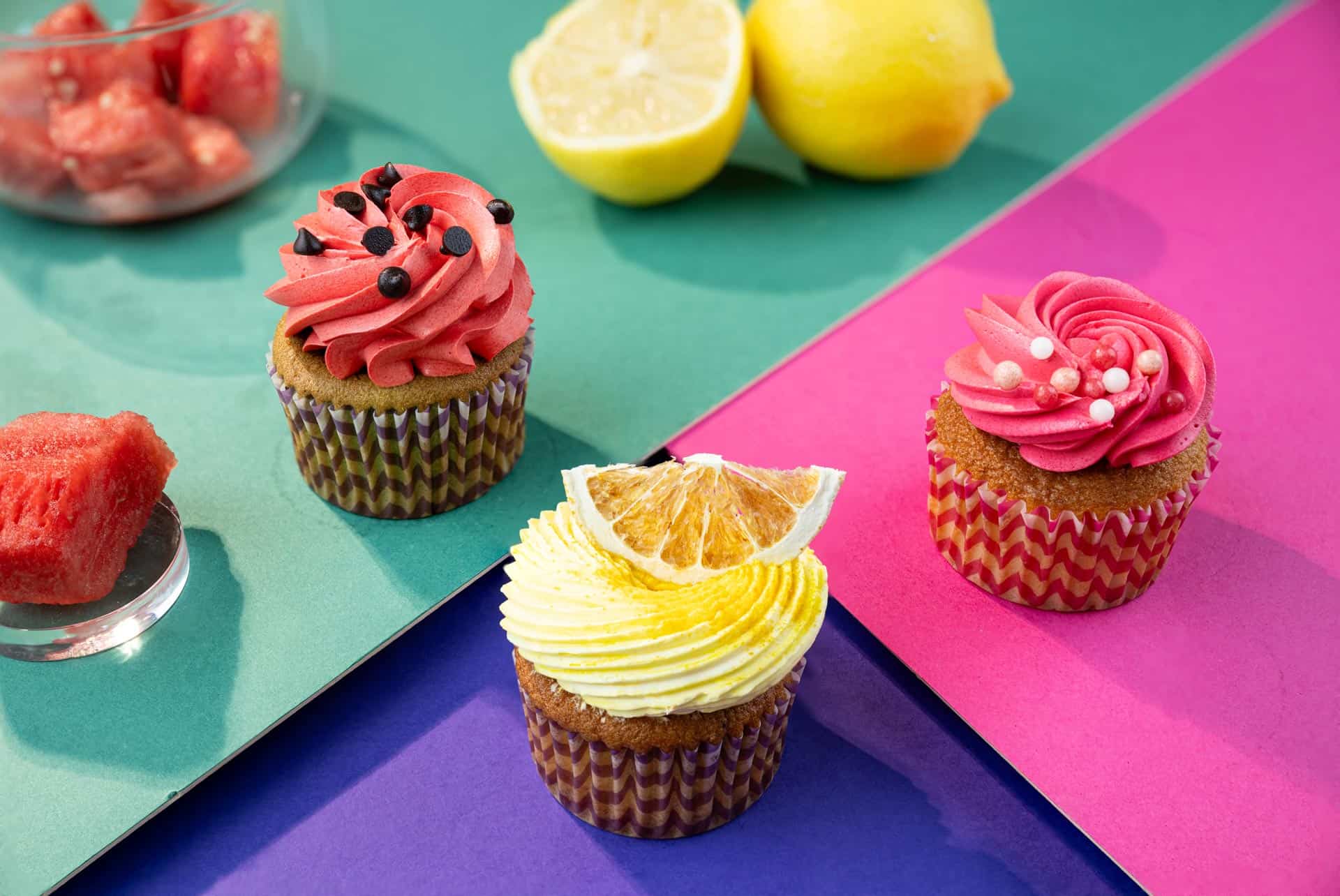 Twelve Cupcakes New Cupcakes Selection Fun, Bright Colours and Cute Cupcakes